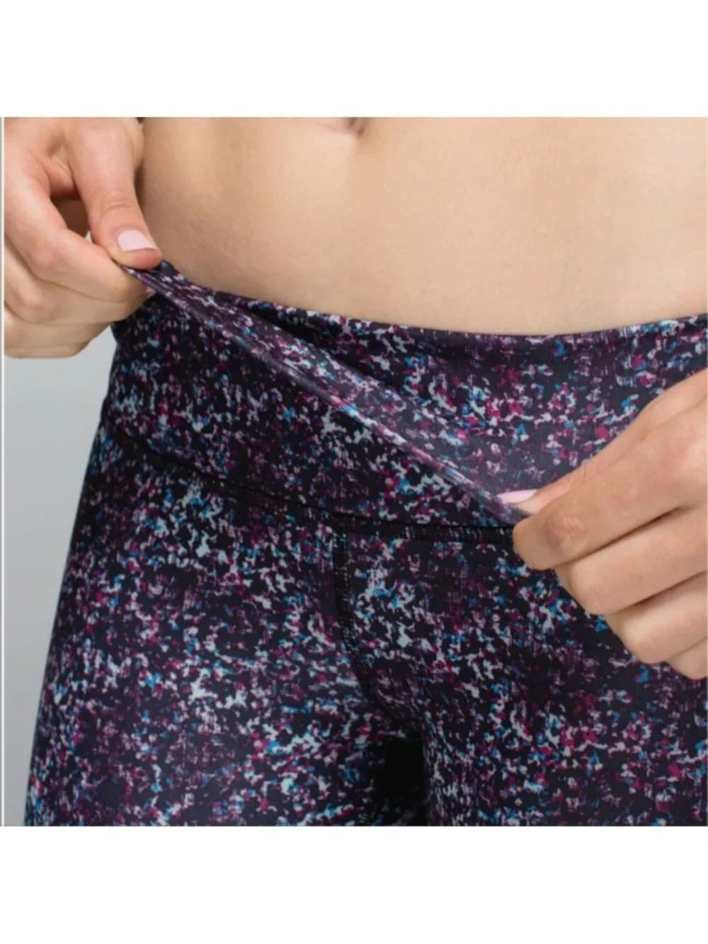 Lululemon Wunder Under Pant *Full-On Luxtreme (Roll Down)Rocky Road Gusto Blue